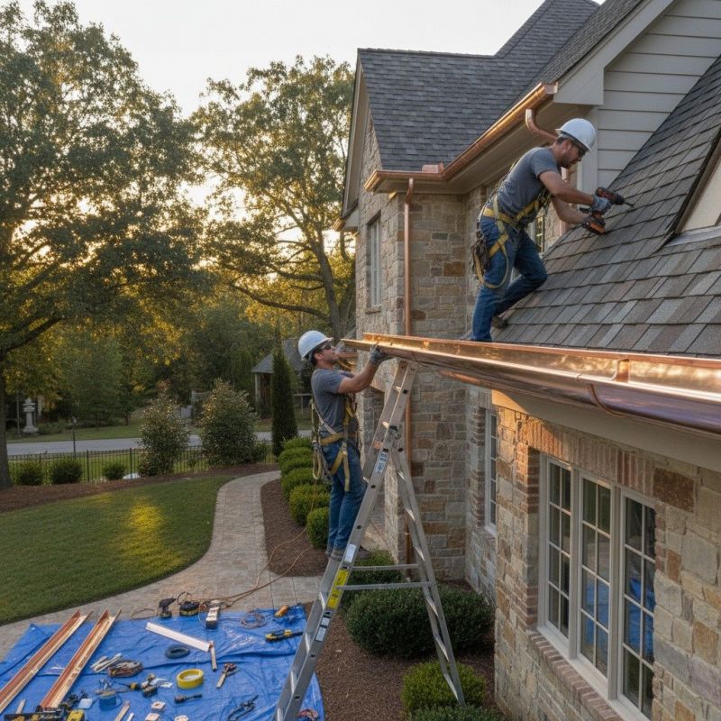 Business Gutter Installation detail